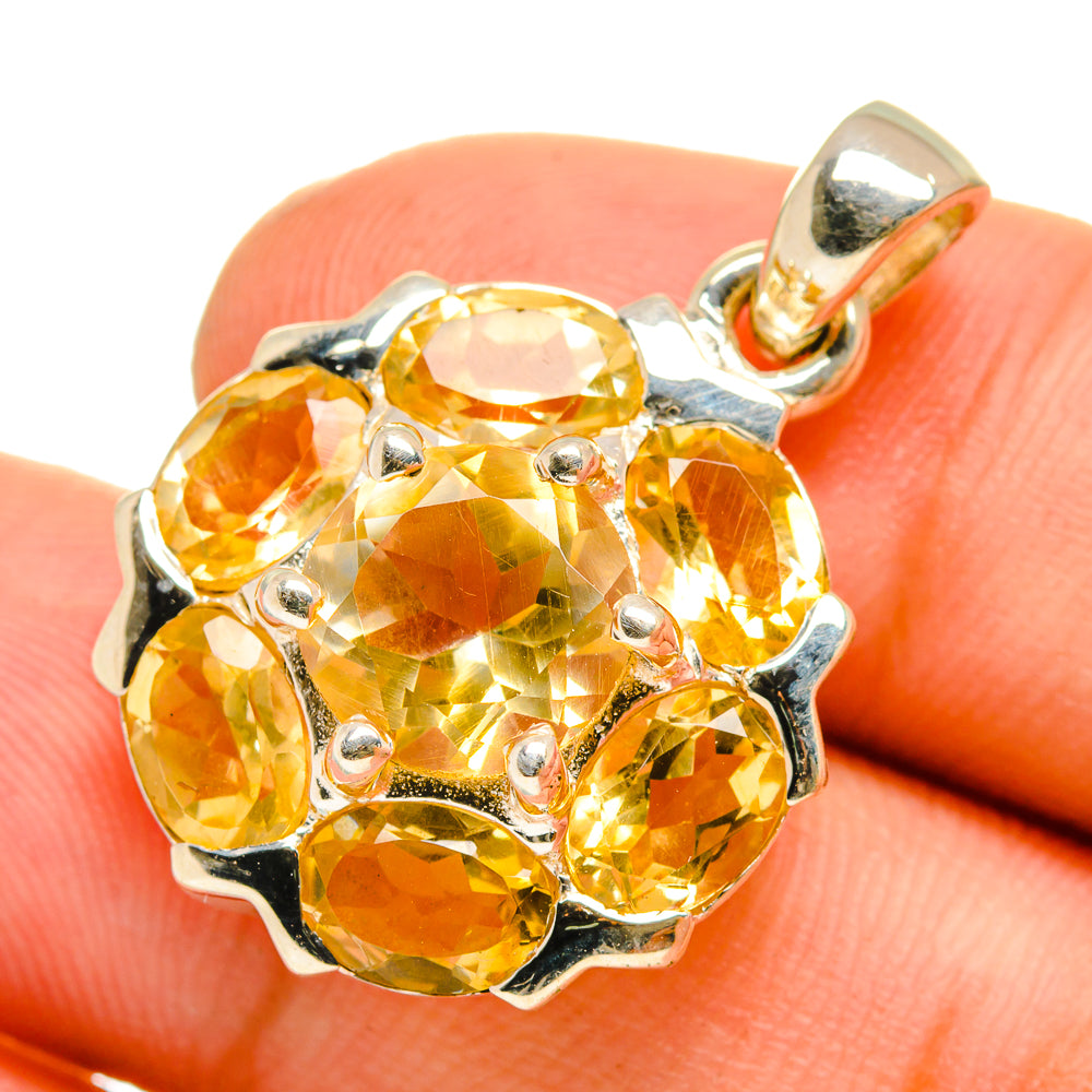 Citrine Pendants handcrafted by Anasilvercos - PD10920