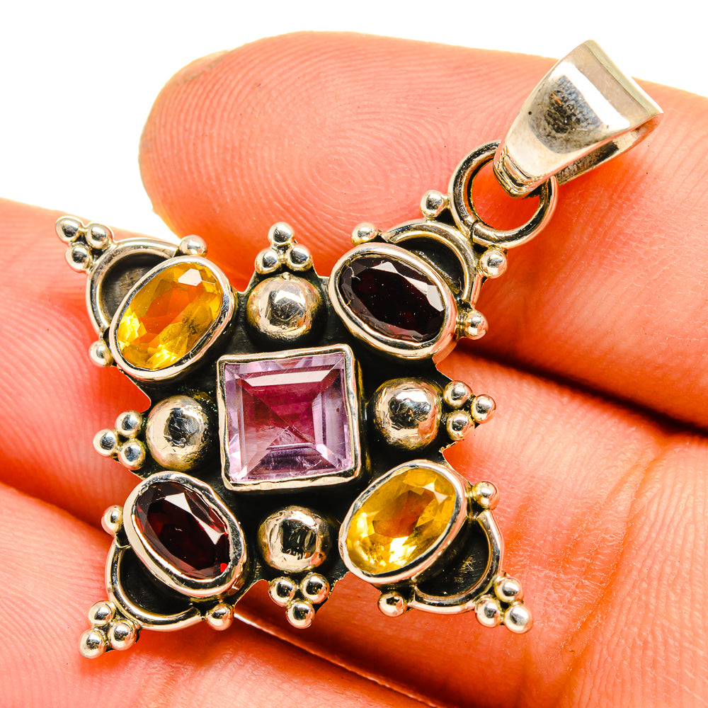 Amethyst Pendants handcrafted by Anasilvercos - PD10925