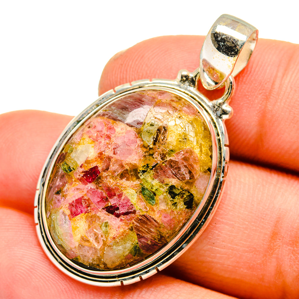 Tourmaline Pendants handcrafted by Anasilvercos - PD10930