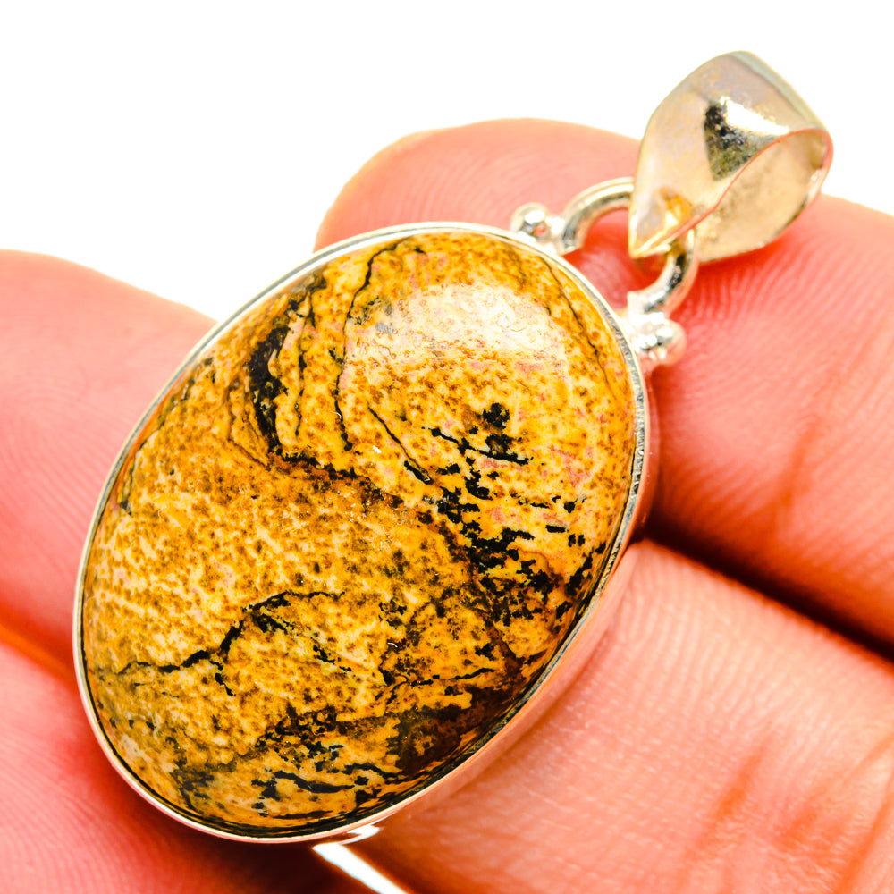 Picture Jasper Pendants handcrafted by Anasilvercos - PD10937