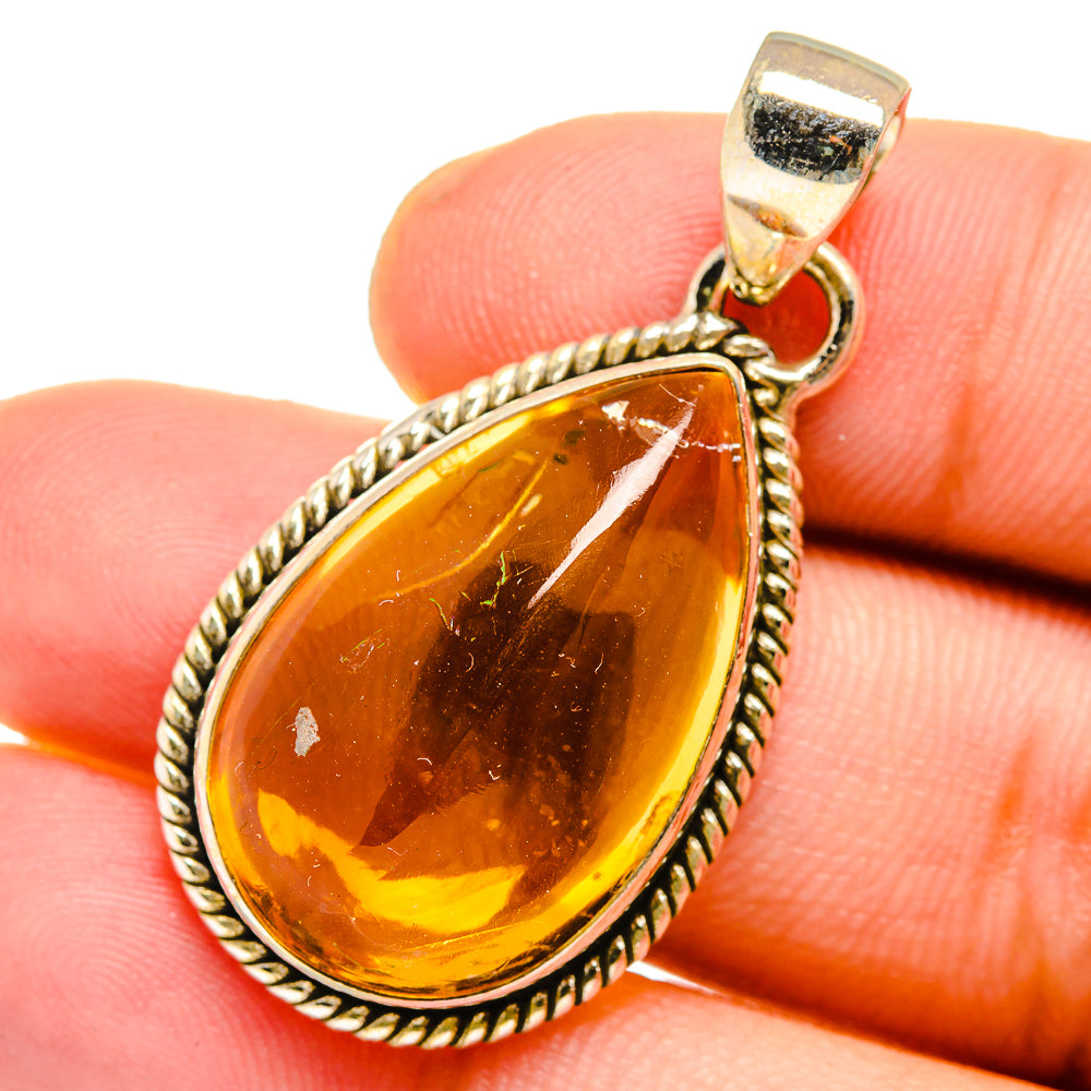 Citrine Pendants handcrafted by Anasilvercos - PD10948