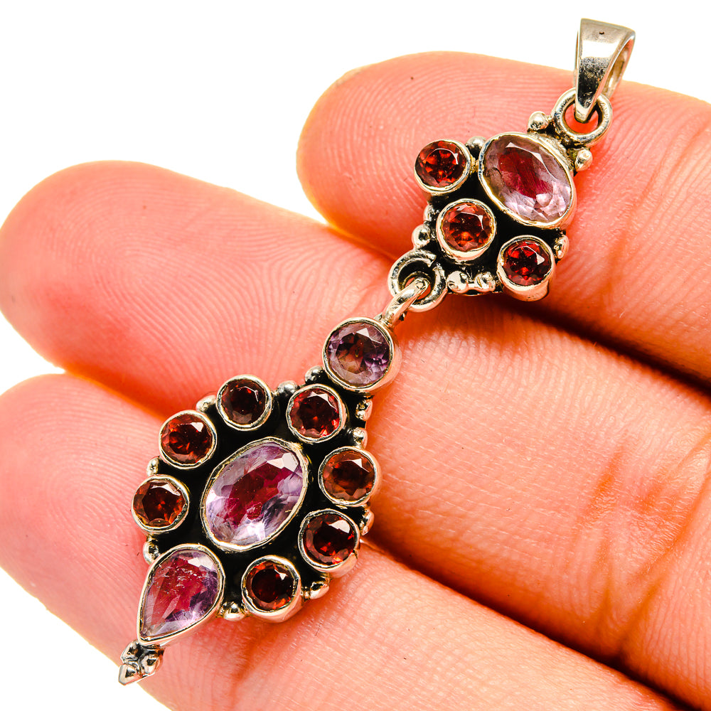 Garnet Pendants handcrafted by Anasilvercos - PD10952