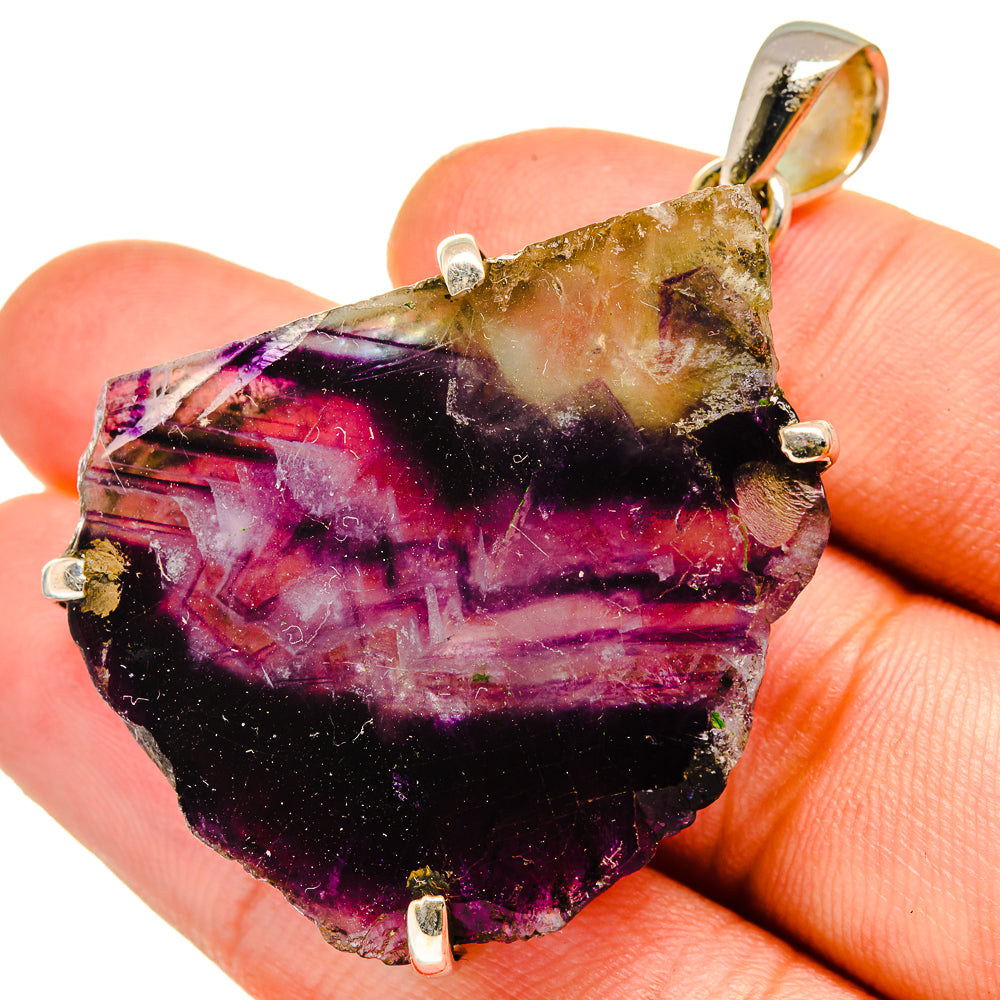 Fluorite Pendants handcrafted by Anasilvercos - PD10982