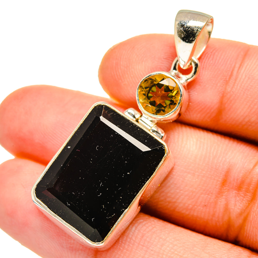 Smoky Quartz Pendants handcrafted by Anasilvercos - PD10994