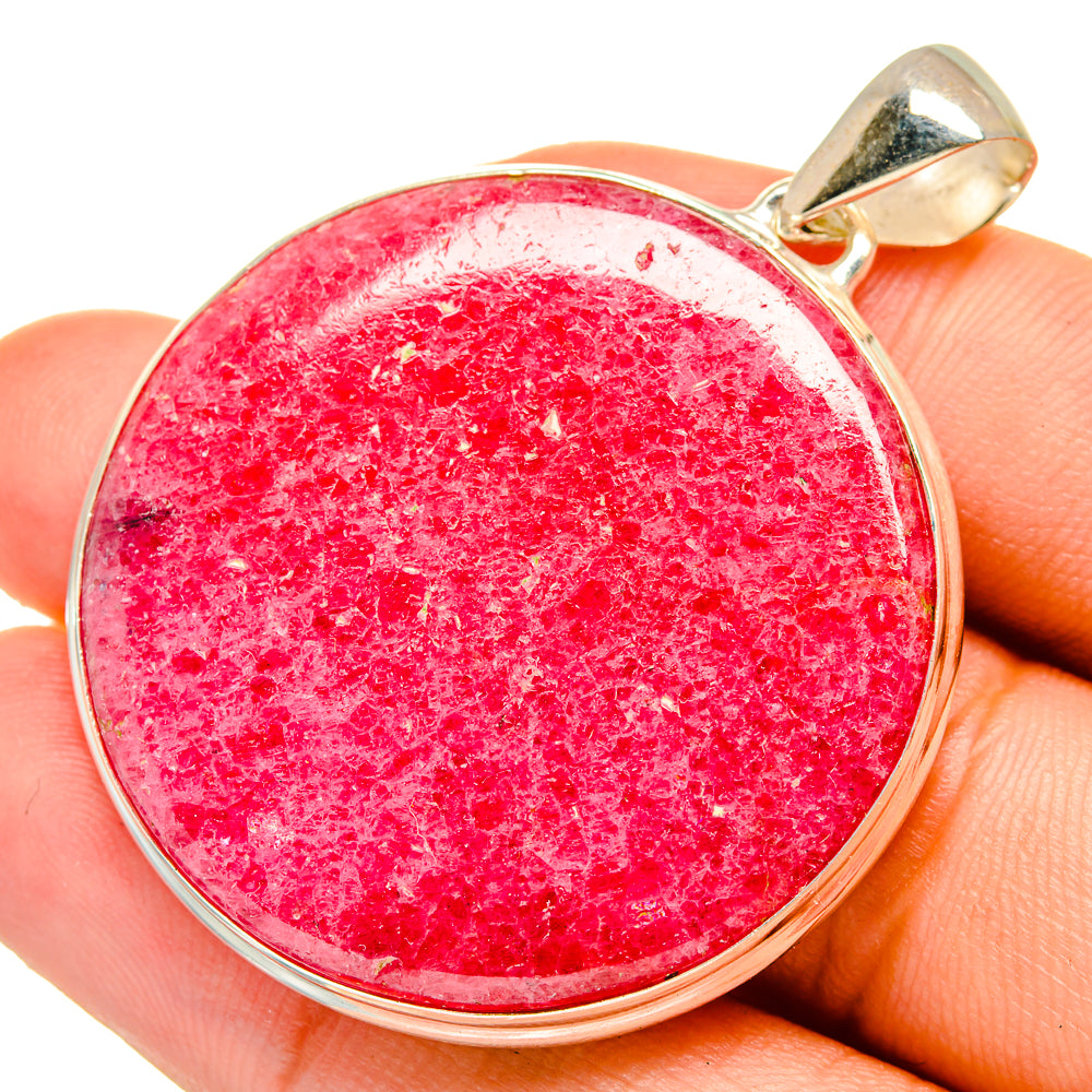 Rhodonite Pendants handcrafted by Anasilvercos - PD11005
