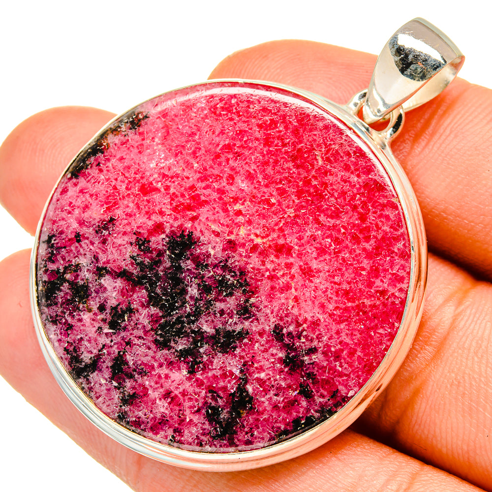 Rhodonite Pendants handcrafted by Anasilvercos - PD11006