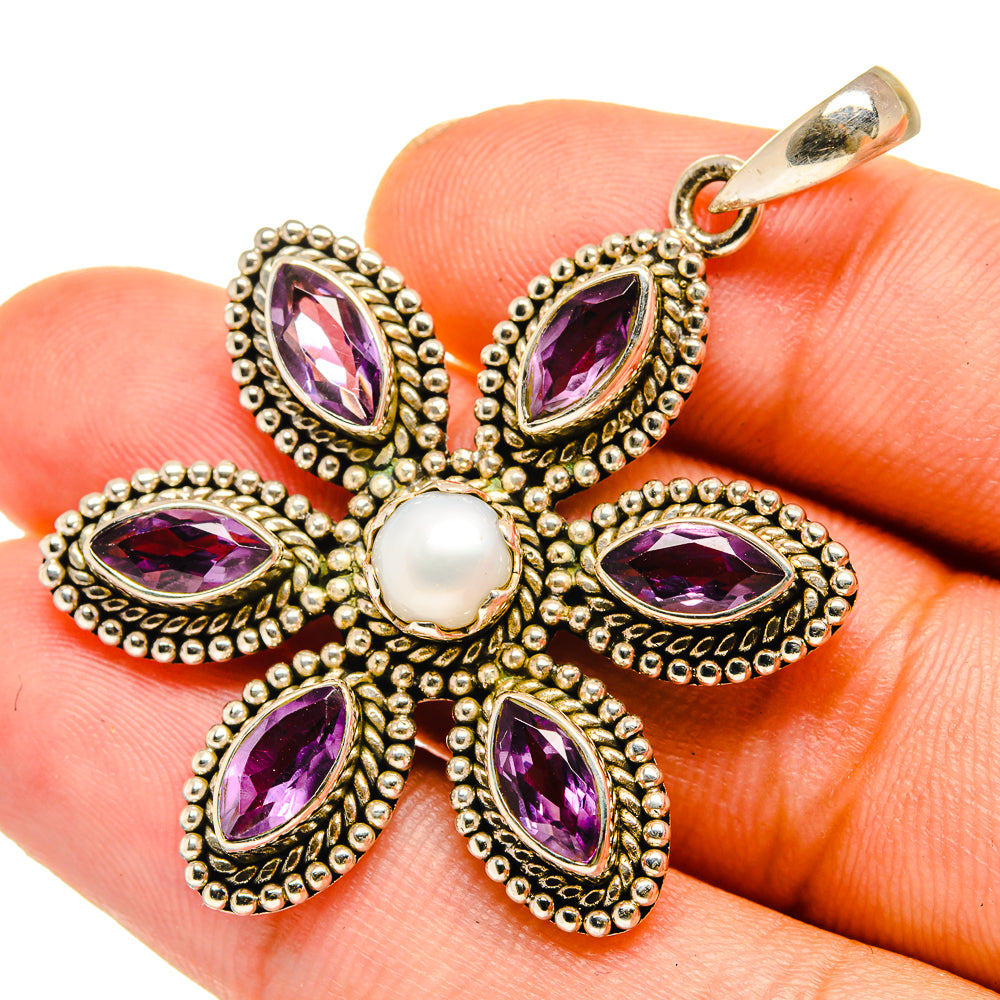 Amethyst Pendants handcrafted by Anasilvercos - PD11009