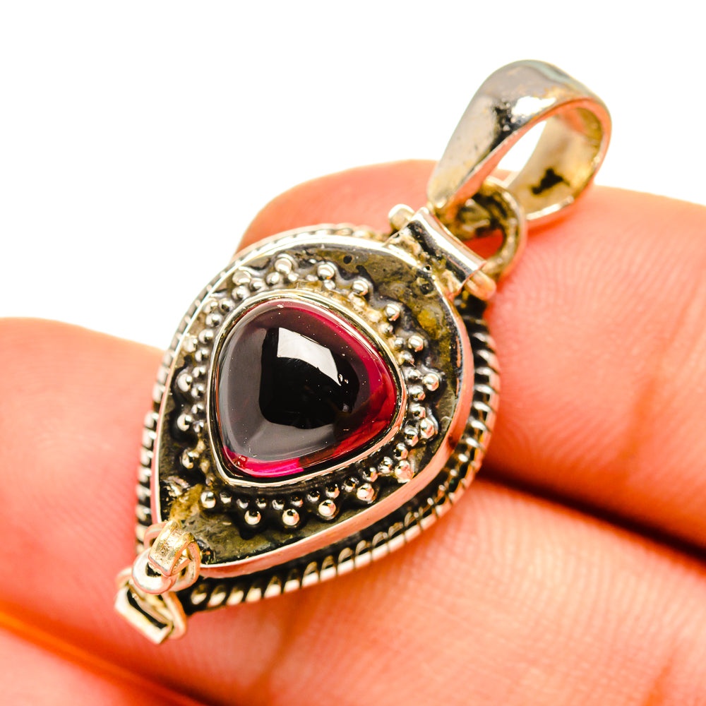 Garnet Pendants handcrafted by Anasilvercos - PD11050