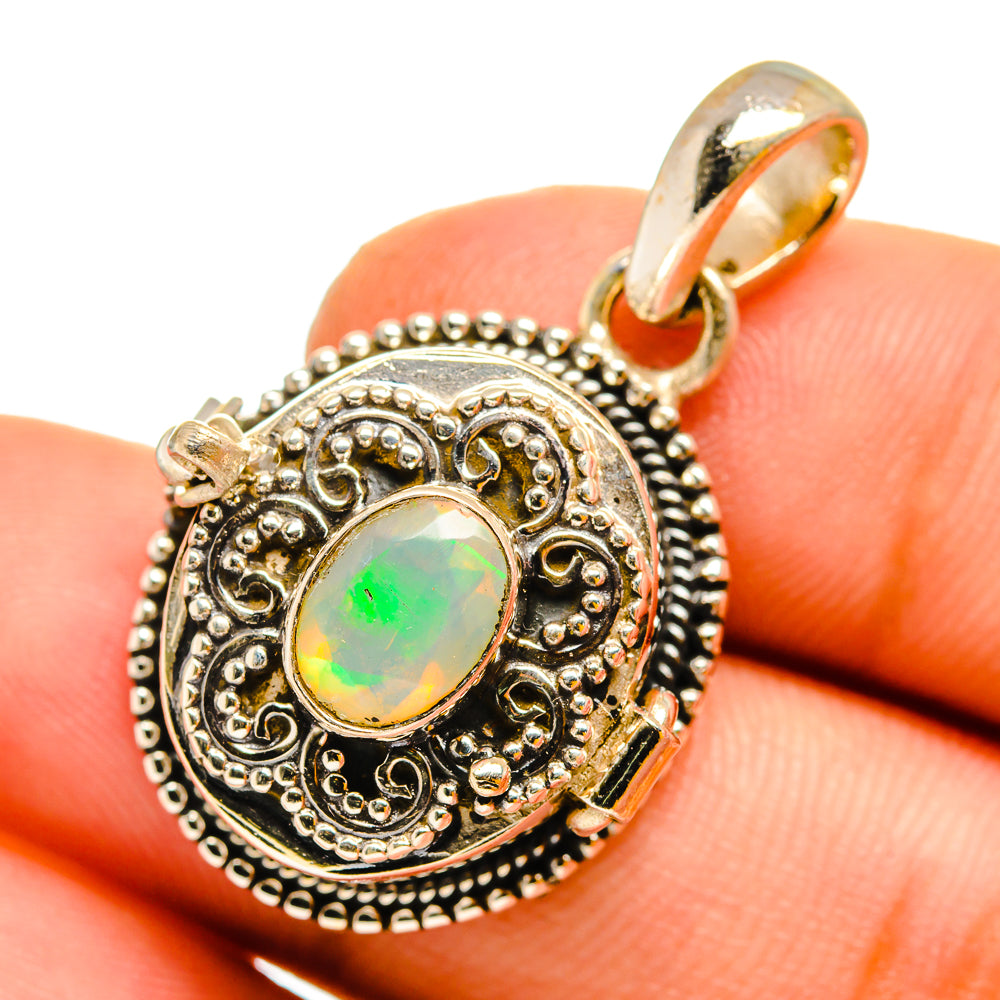 Ethiopian Opal Pendants handcrafted by Anasilvercos - PD11052