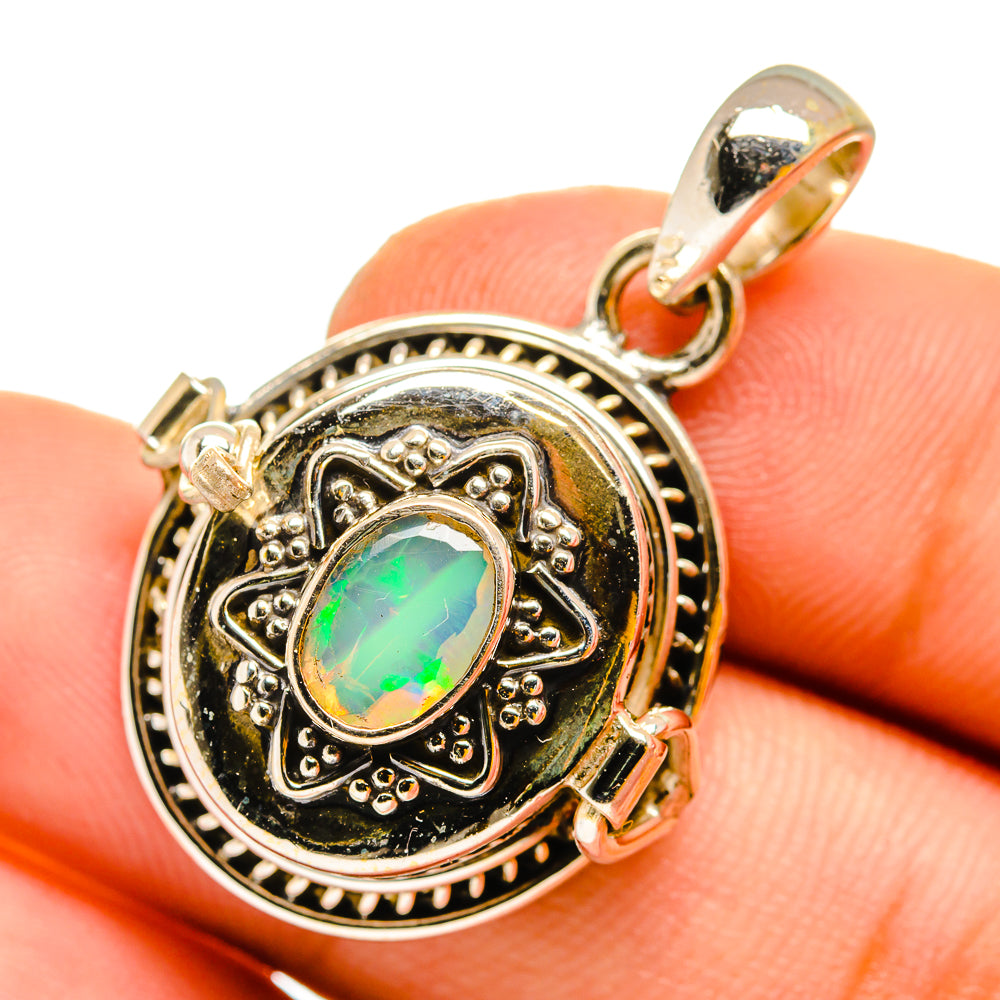 Ethiopian Opal Pendants handcrafted by Anasilvercos - PD11053