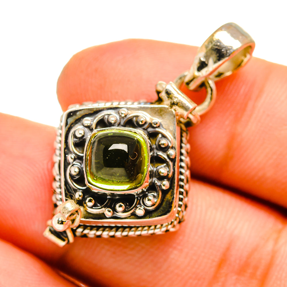 Peridot Pendants handcrafted by Anasilvercos - PD11054