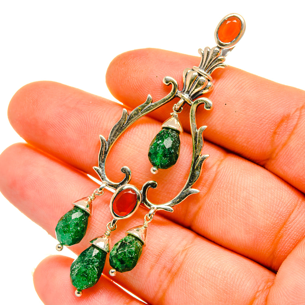 Green Aventurine Pendants handcrafted by Anasilvercos - PD11096