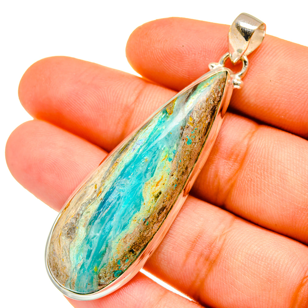 Peruvian Opal Pendants handcrafted by Anasilvercos - PD11098