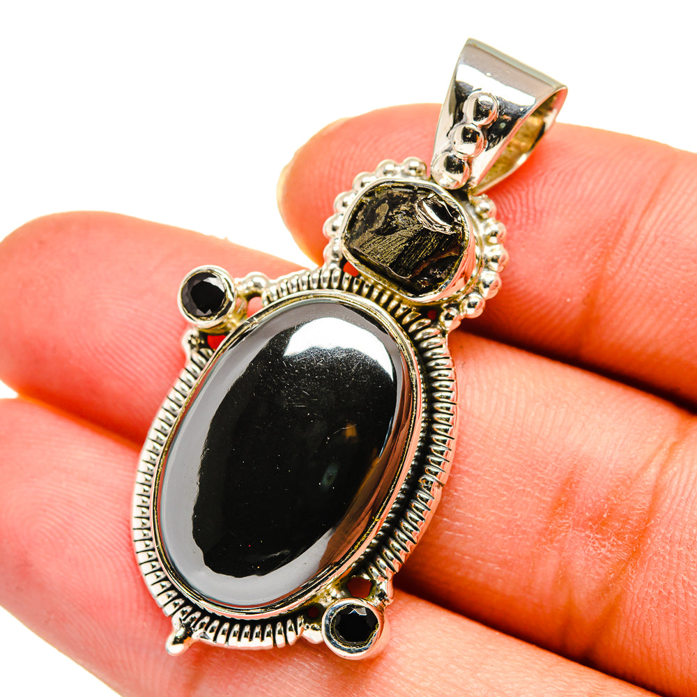 Hematite Pendants handcrafted by Anasilvercos - PD11113