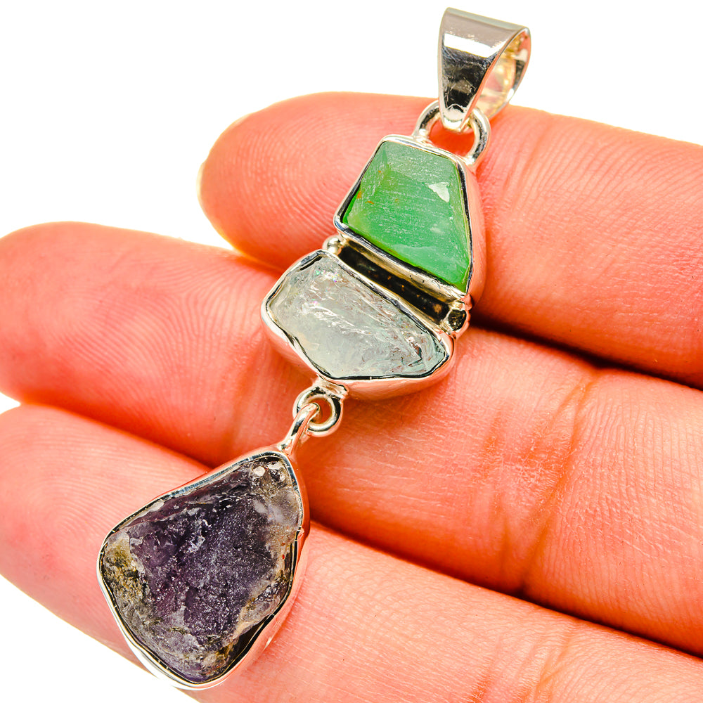 Tanzanite Pendants handcrafted by Anasilvercos - PD11122