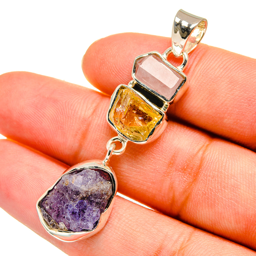 Tanzanite Pendants handcrafted by Anasilvercos - PD11139