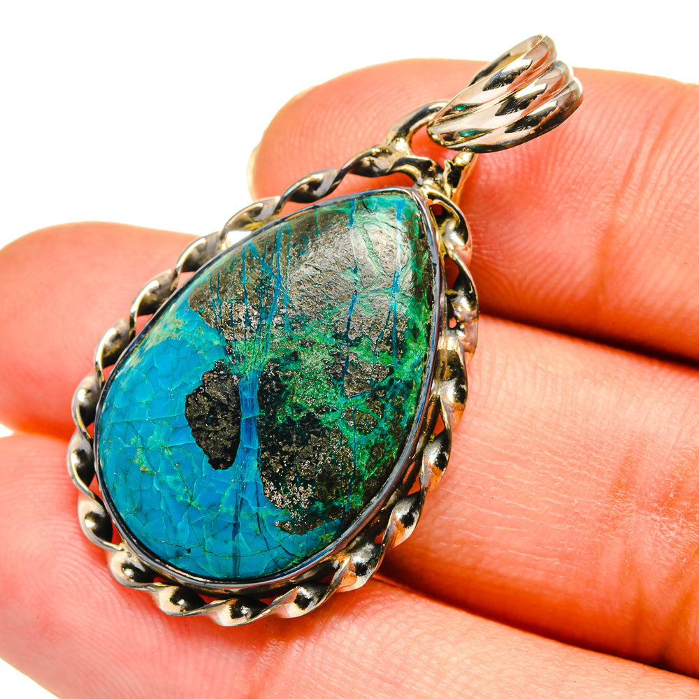 Shattuckite Pendants handcrafted by Anasilvercos - PD11140