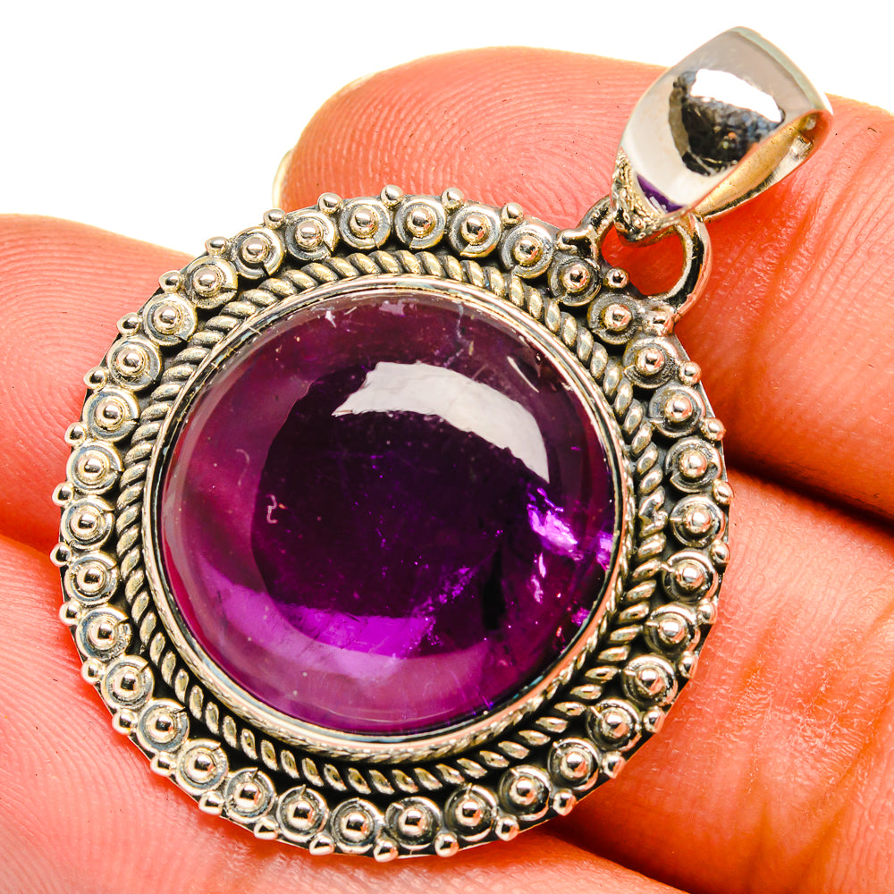 Amethyst Pendants handcrafted by Anasilvercos - PD11149