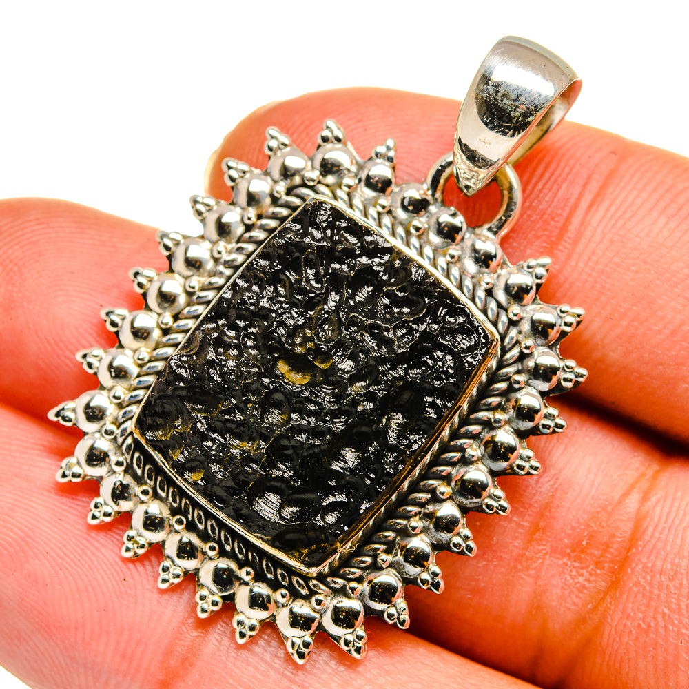 Tektite Pendants handcrafted by Anasilvercos - PD11152