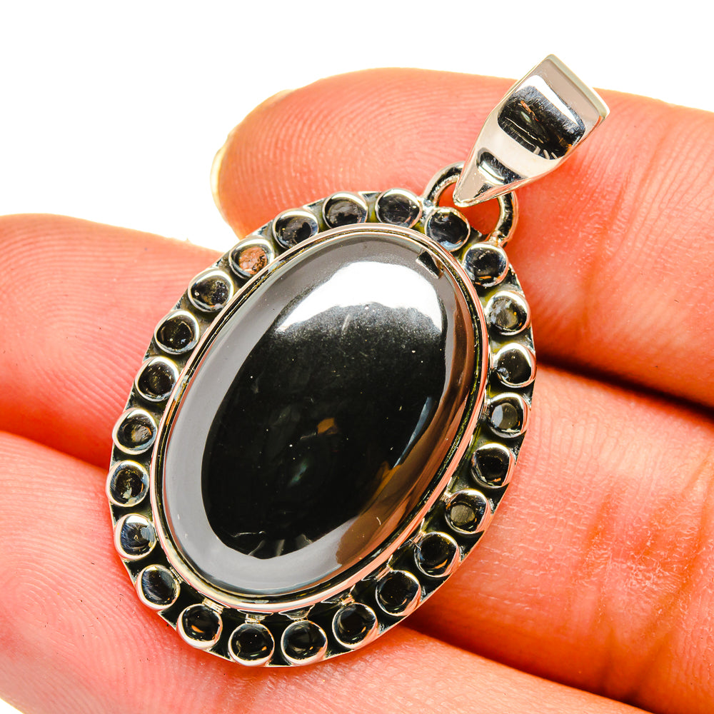 Hematite Pendants handcrafted by Anasilvercos - PD11159