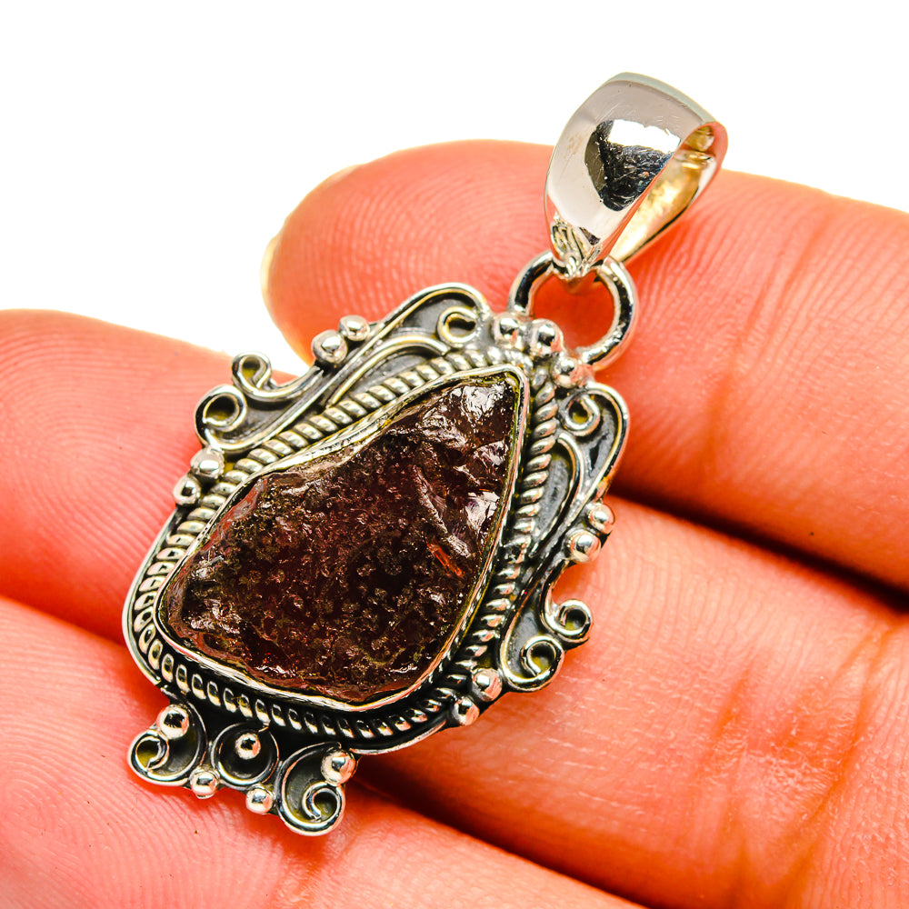 Garnet Pendants handcrafted by Anasilvercos - PD11160