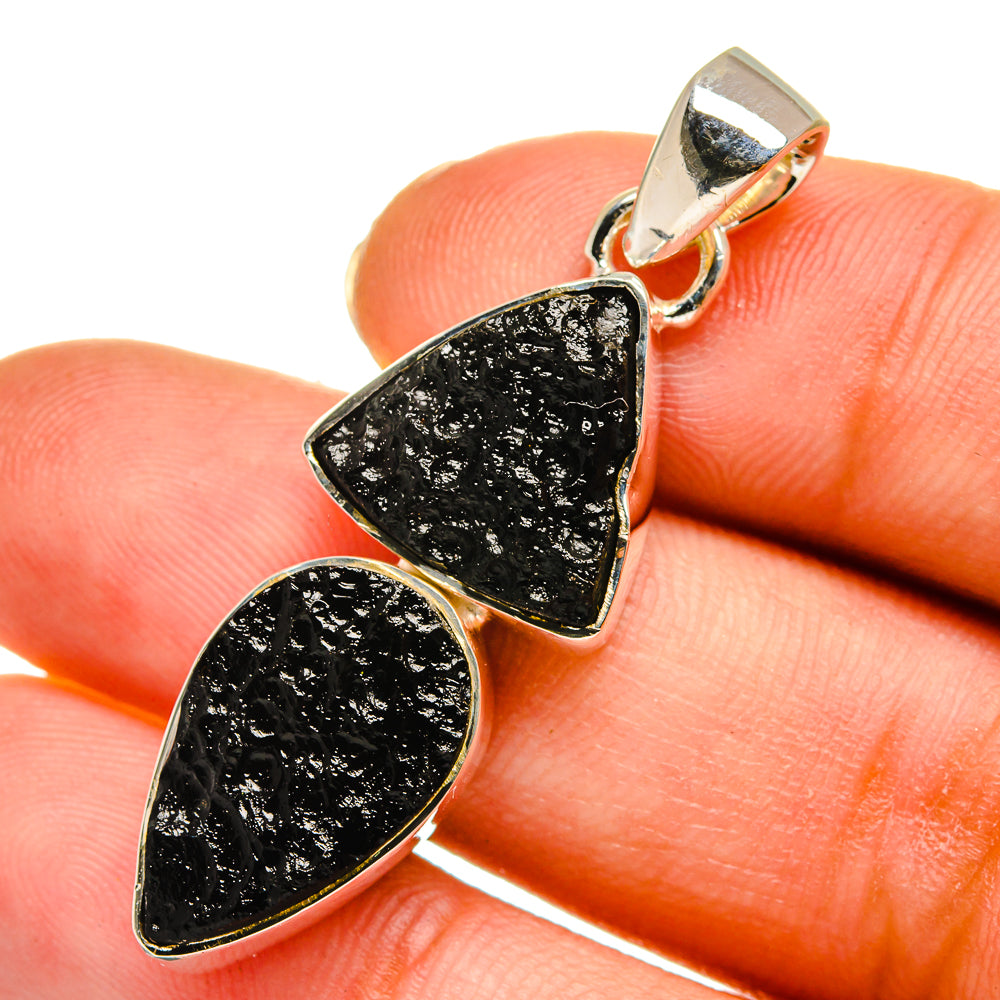 Tektite Pendants handcrafted by Anasilvercos - PD11163