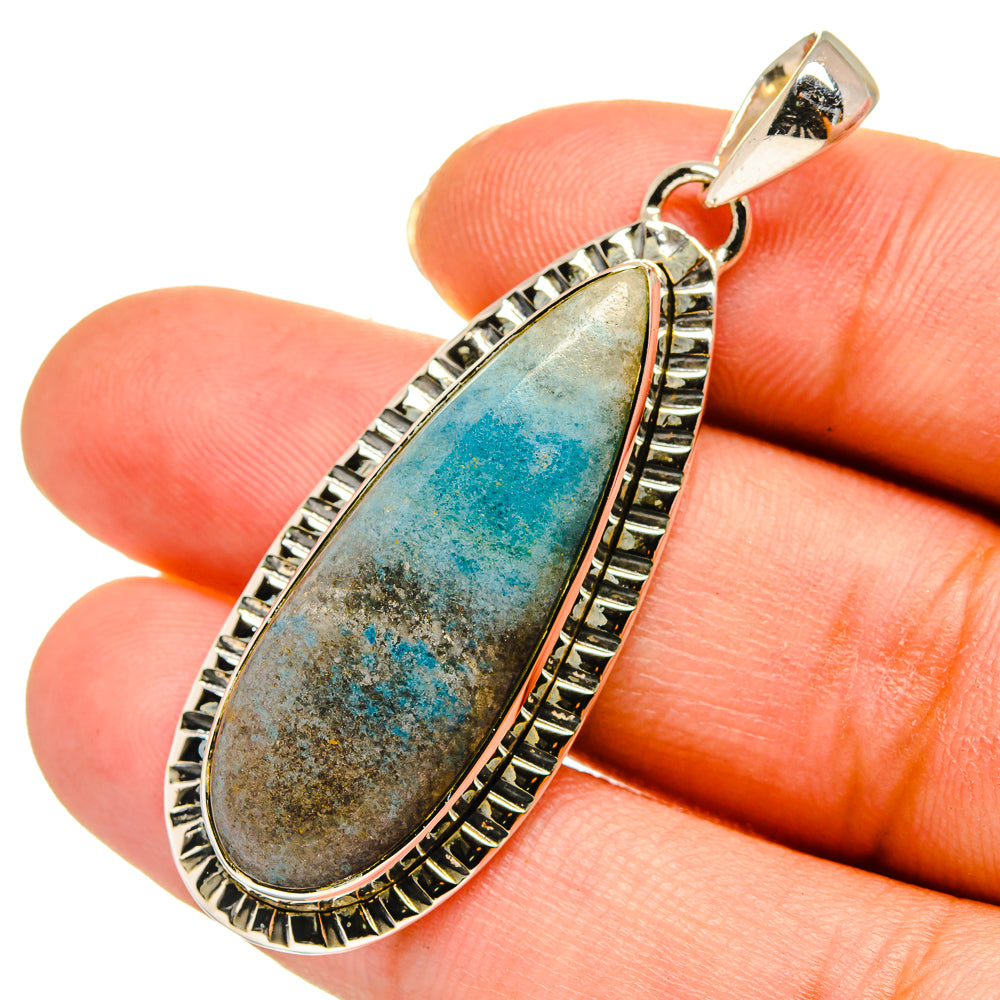 Peruvian Opal Pendants handcrafted by Anasilvercos - PD11166