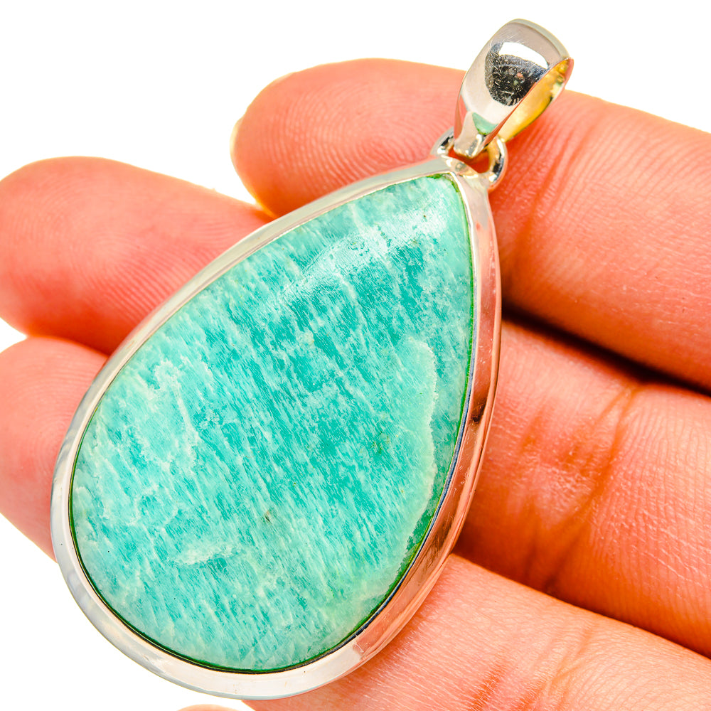 Amazonite Pendants handcrafted by Anasilvercos - PD11185