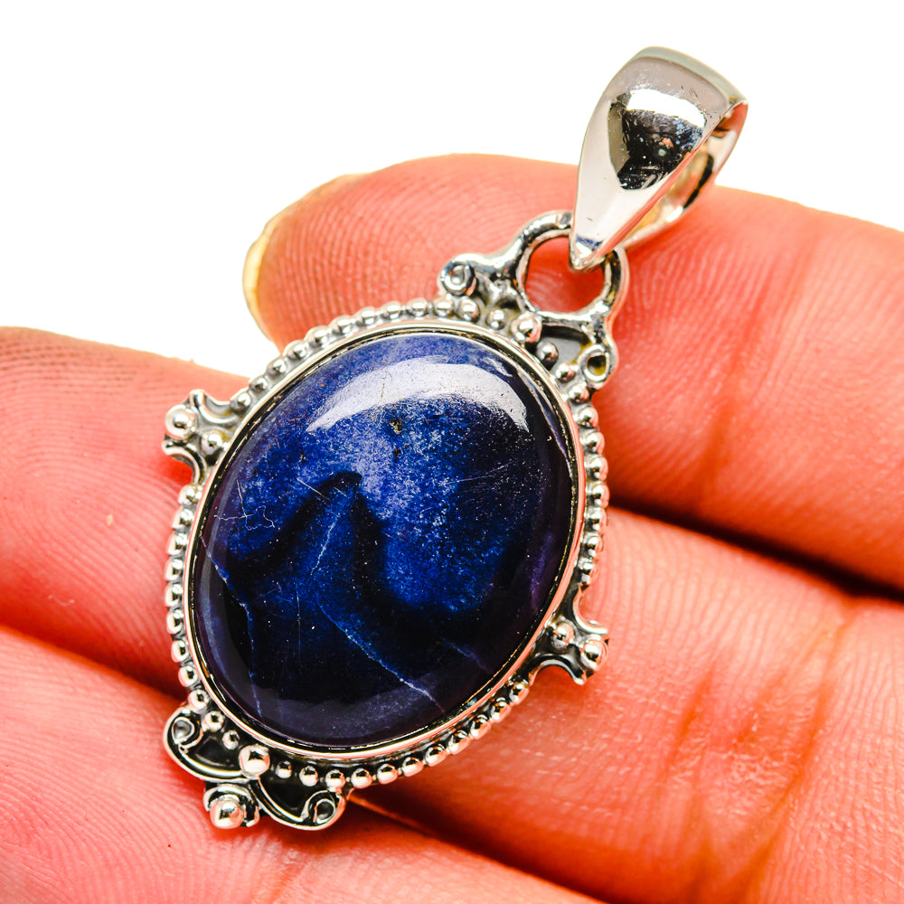 Sodalite Pendants handcrafted by Anasilvercos - PD11199