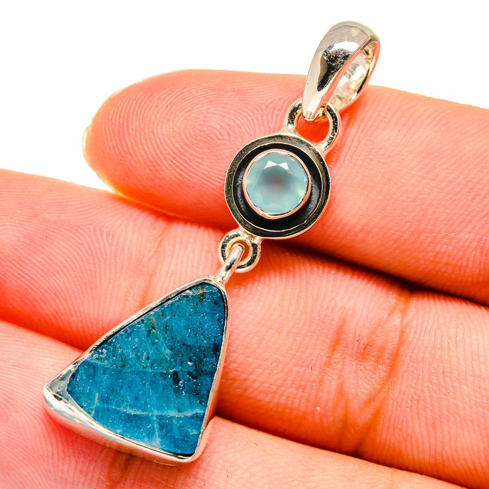 Apatite Pendants handcrafted by Anasilvercos - PD11210