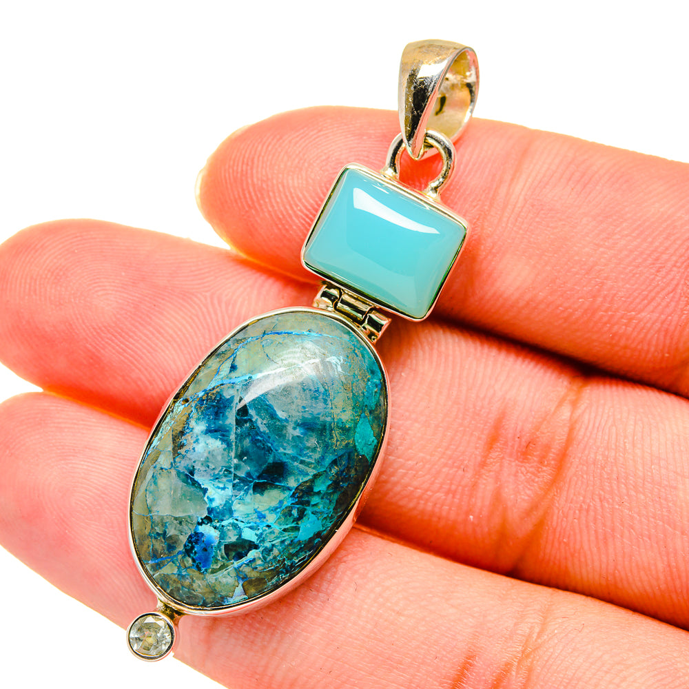 Apatite Pendants handcrafted by Anasilvercos - PD11211