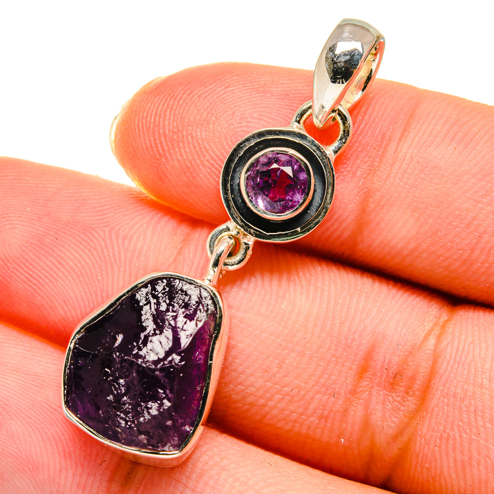 Amethyst Pendants handcrafted by Anasilvercos - PD11213
