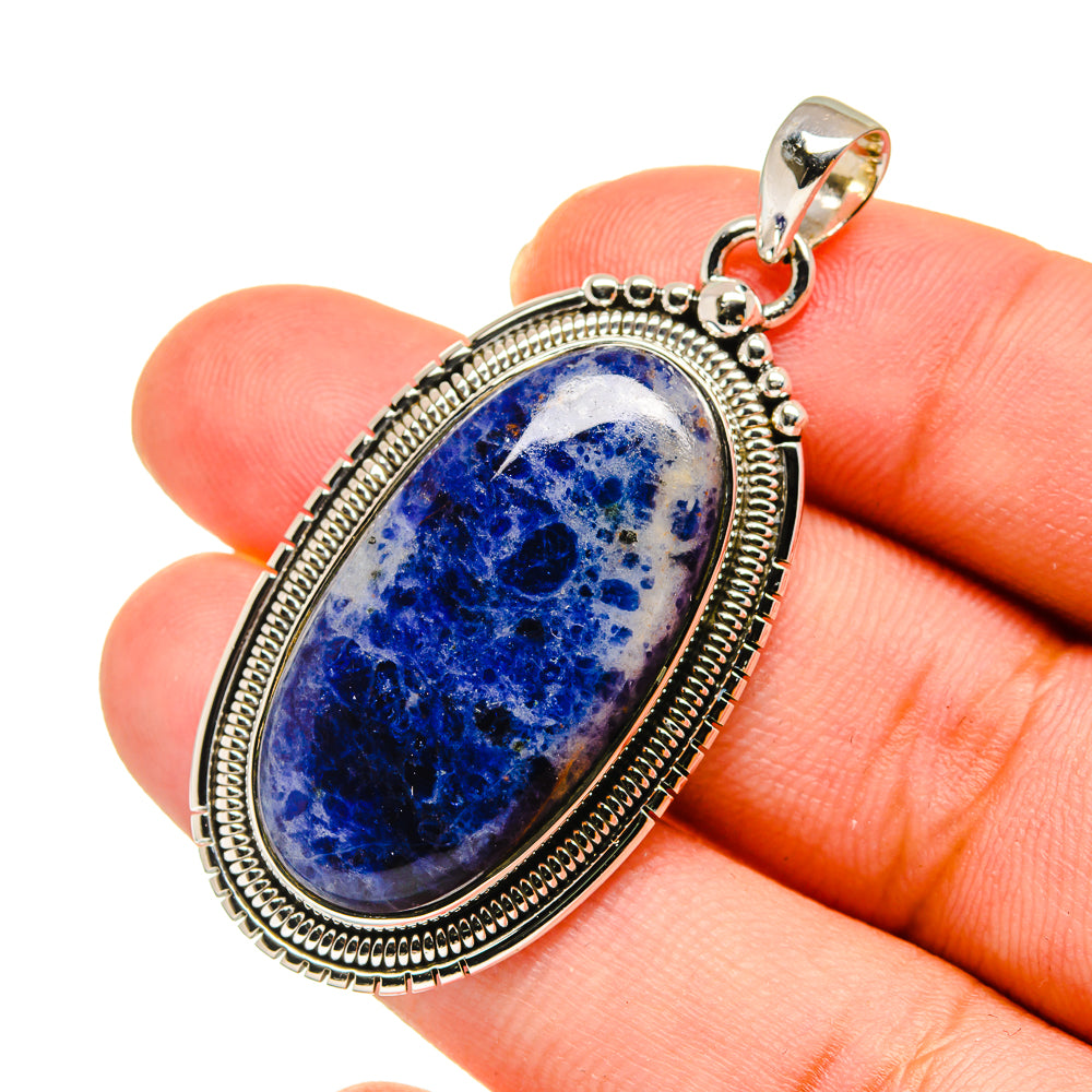 Sodalite Pendants handcrafted by Anasilvercos - PD11218