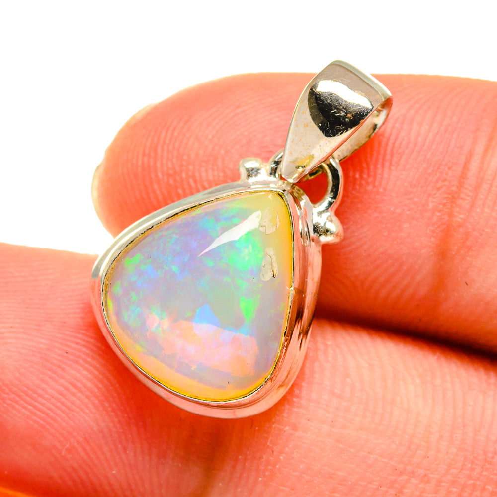 Ethiopian Opal Pendants handcrafted by Anasilvercos - PD11225