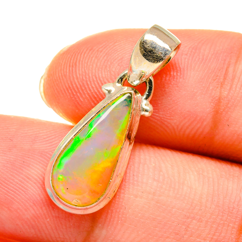 Ethiopian Opal Pendants handcrafted by Anasilvercos - PD11226