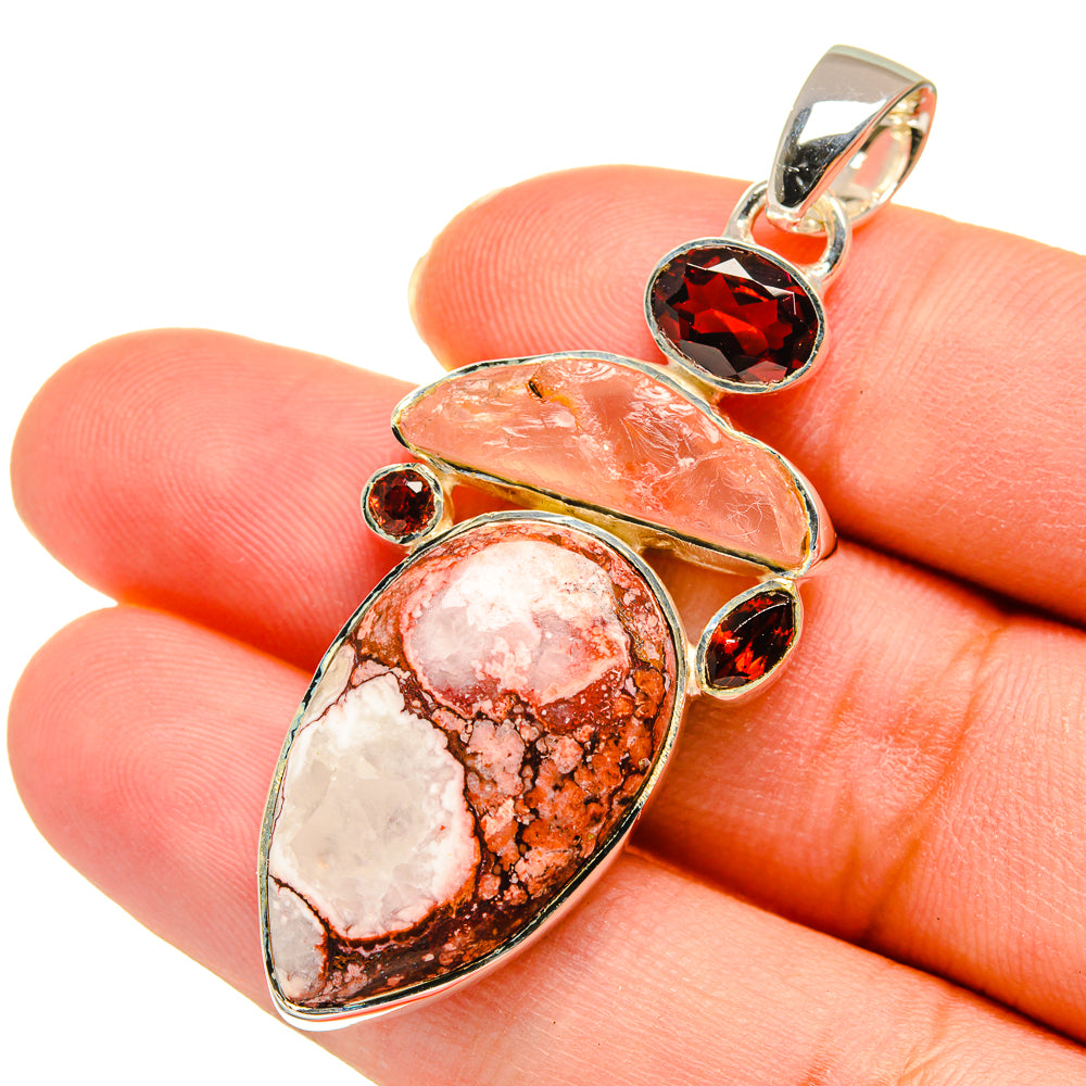 Red Jasper Pendants handcrafted by Anasilvercos - PD11295