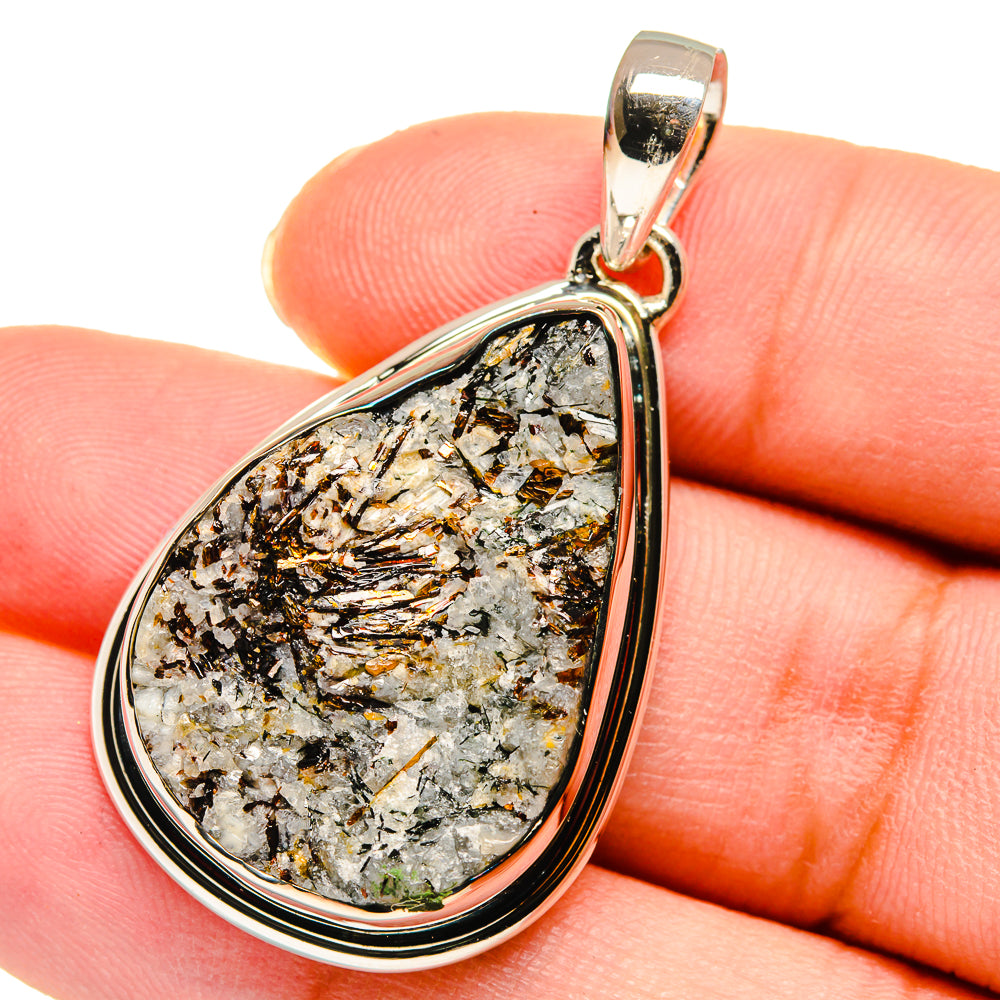 Astrophyllite Pendants handcrafted by Anasilvercos - PD11301