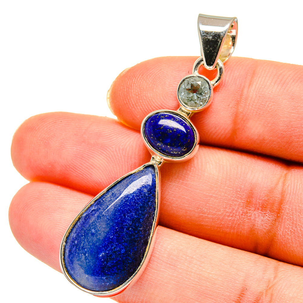 Sodalite Pendants handcrafted by Anasilvercos - PD11330