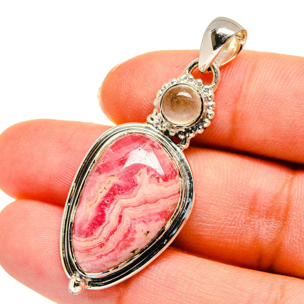 Rhodochrosite Pendants handcrafted by Anasilvercos - PD11331