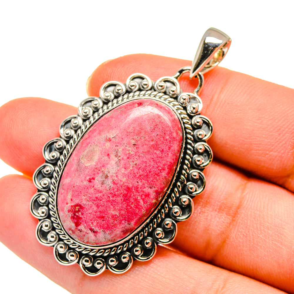Thulite Pendants handcrafted by Anasilvercos - PD11355