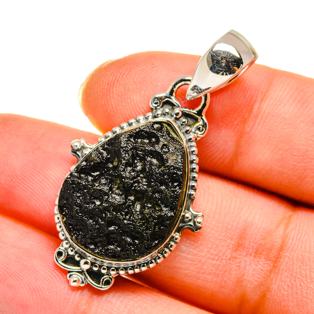 Tektite Pendants handcrafted by Anasilvercos - PD11356