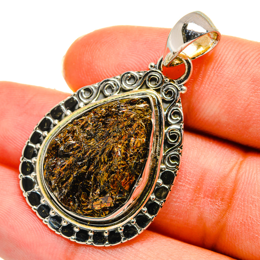 Astrophyllite Pendants handcrafted by Anasilvercos - PD11372