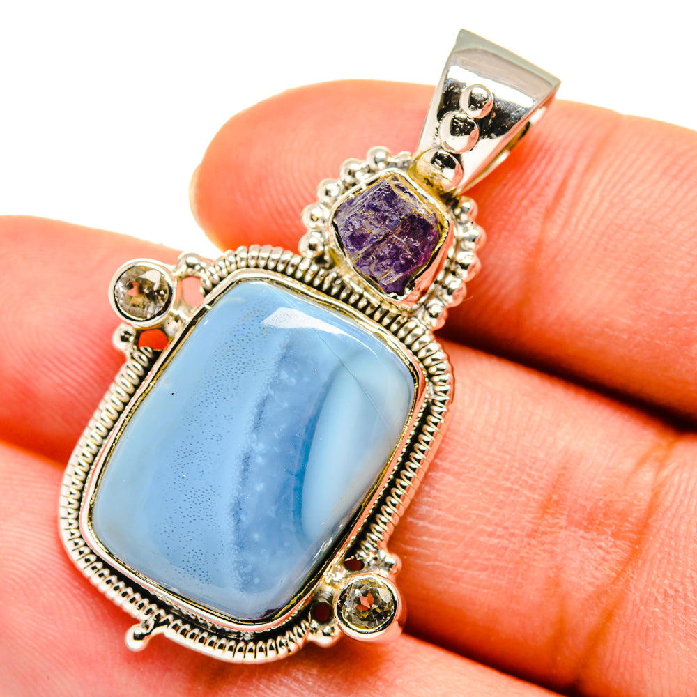 Owyhee Opal Pendants handcrafted by Anasilvercos - PD11375