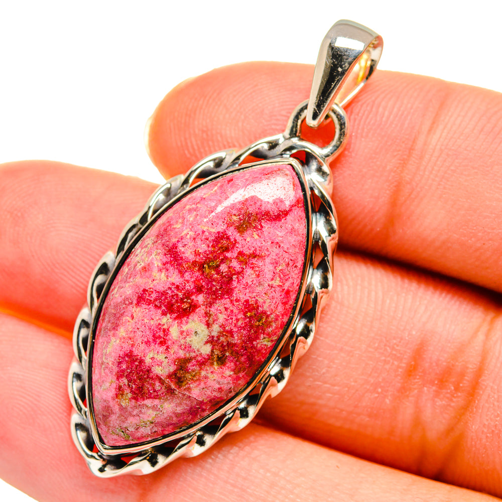 Thulite Pendants handcrafted by Anasilvercos - PD11410