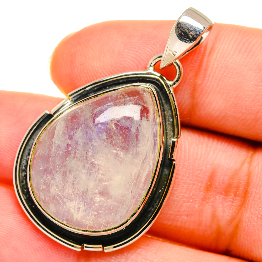 Rainbow Moonstone Pendants handcrafted by Anasilvercos - PD11416