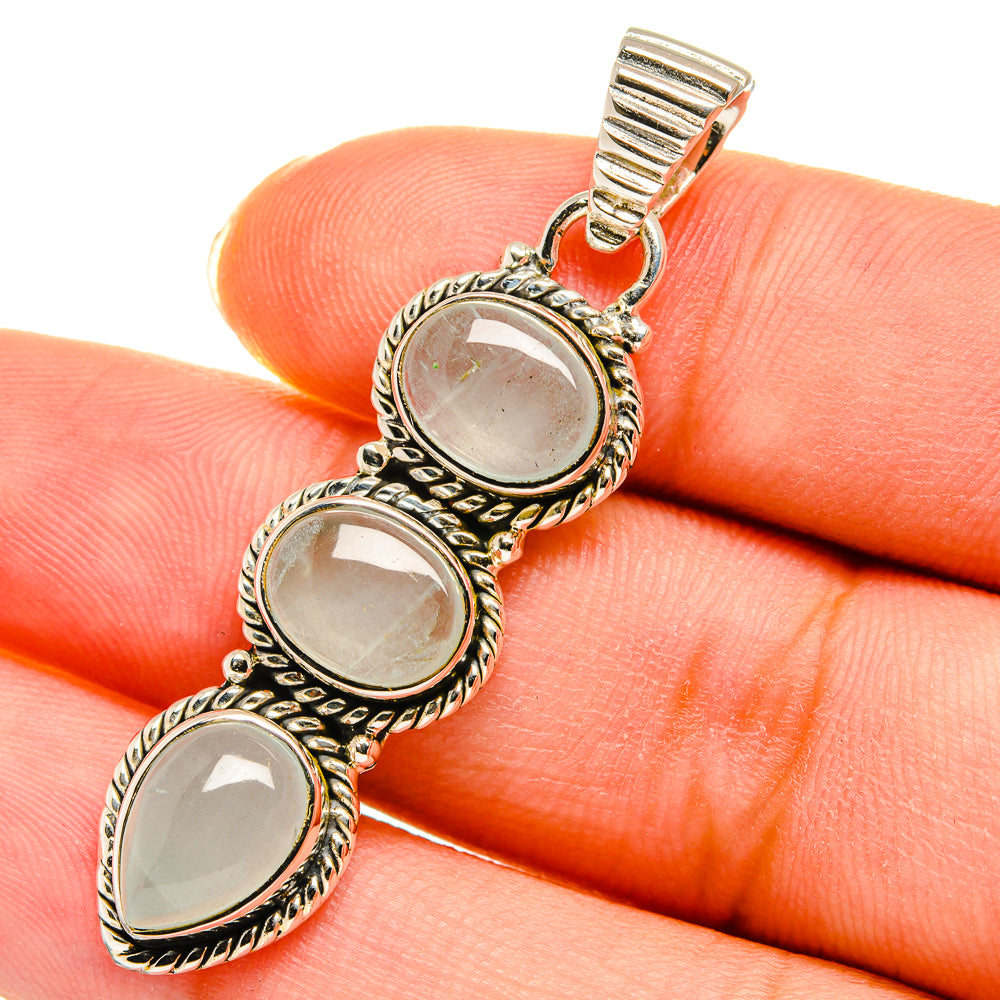 Aquamarine Pendants handcrafted by Anasilvercos - PD11435
