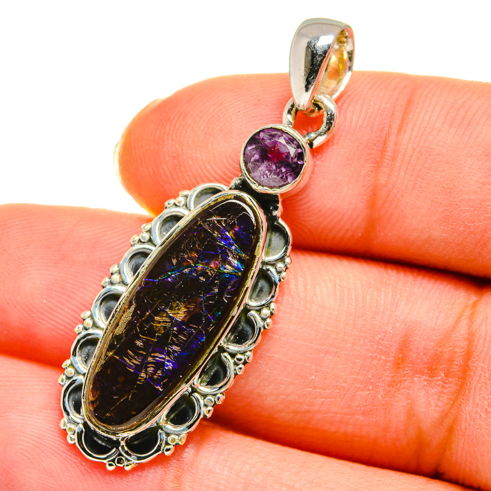 Ammolite Pendants handcrafted by Anasilvercos - PD11441