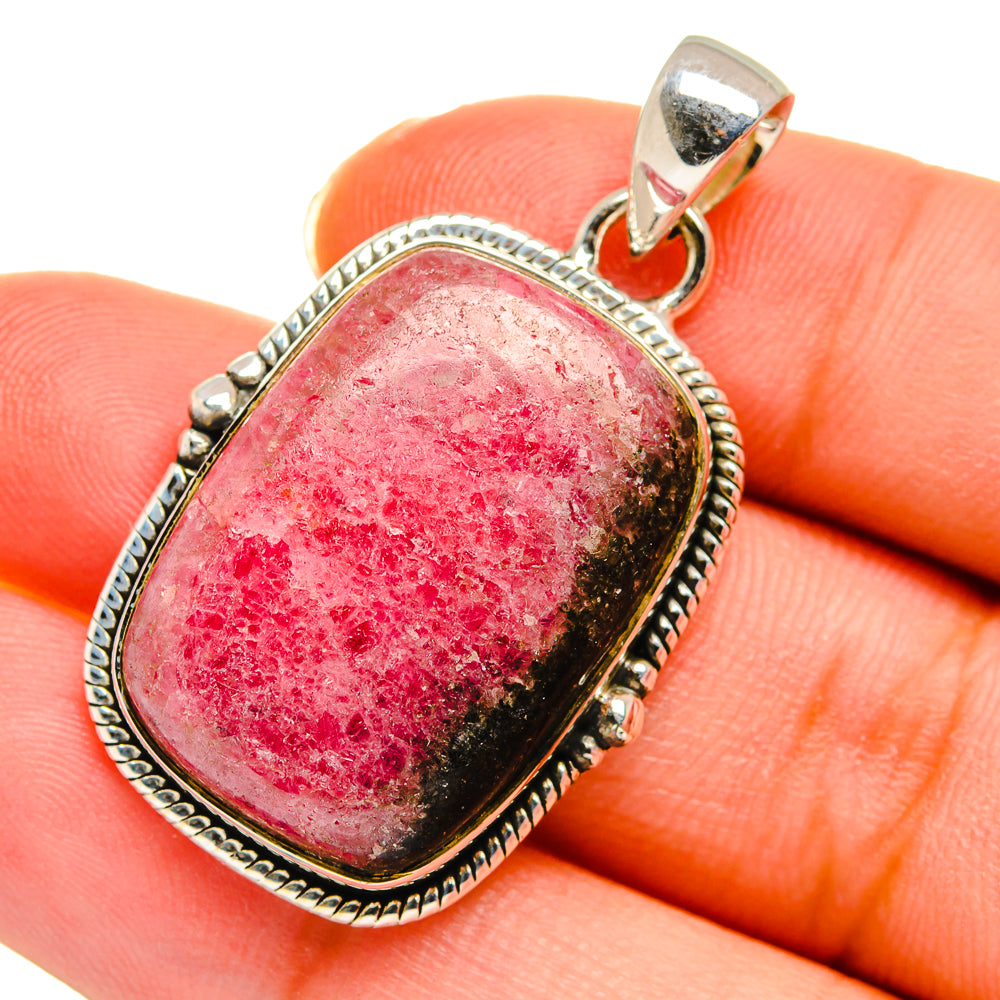 Rhodonite Pendants handcrafted by Anasilvercos - PD11443
