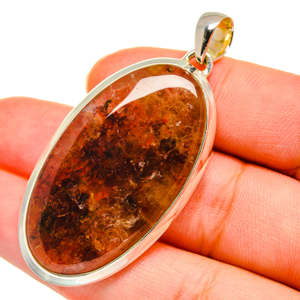 Phantom Quartz Pendants handcrafted by Anasilvercos - PD11461