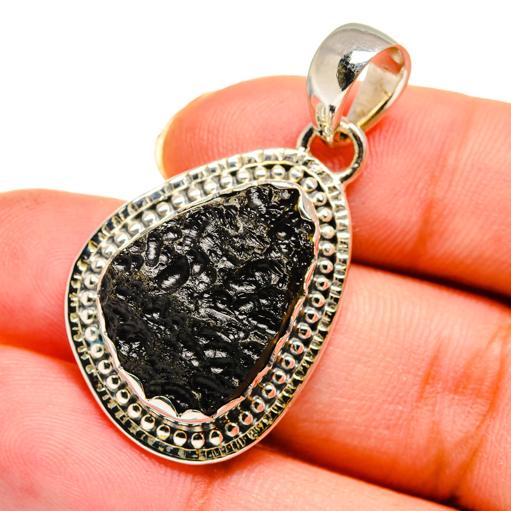 Tektite Pendants handcrafted by Anasilvercos - PD11469
